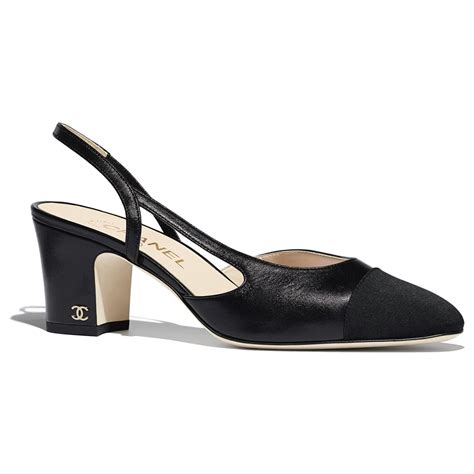 chanel sling back black|chanel slingback price euro.